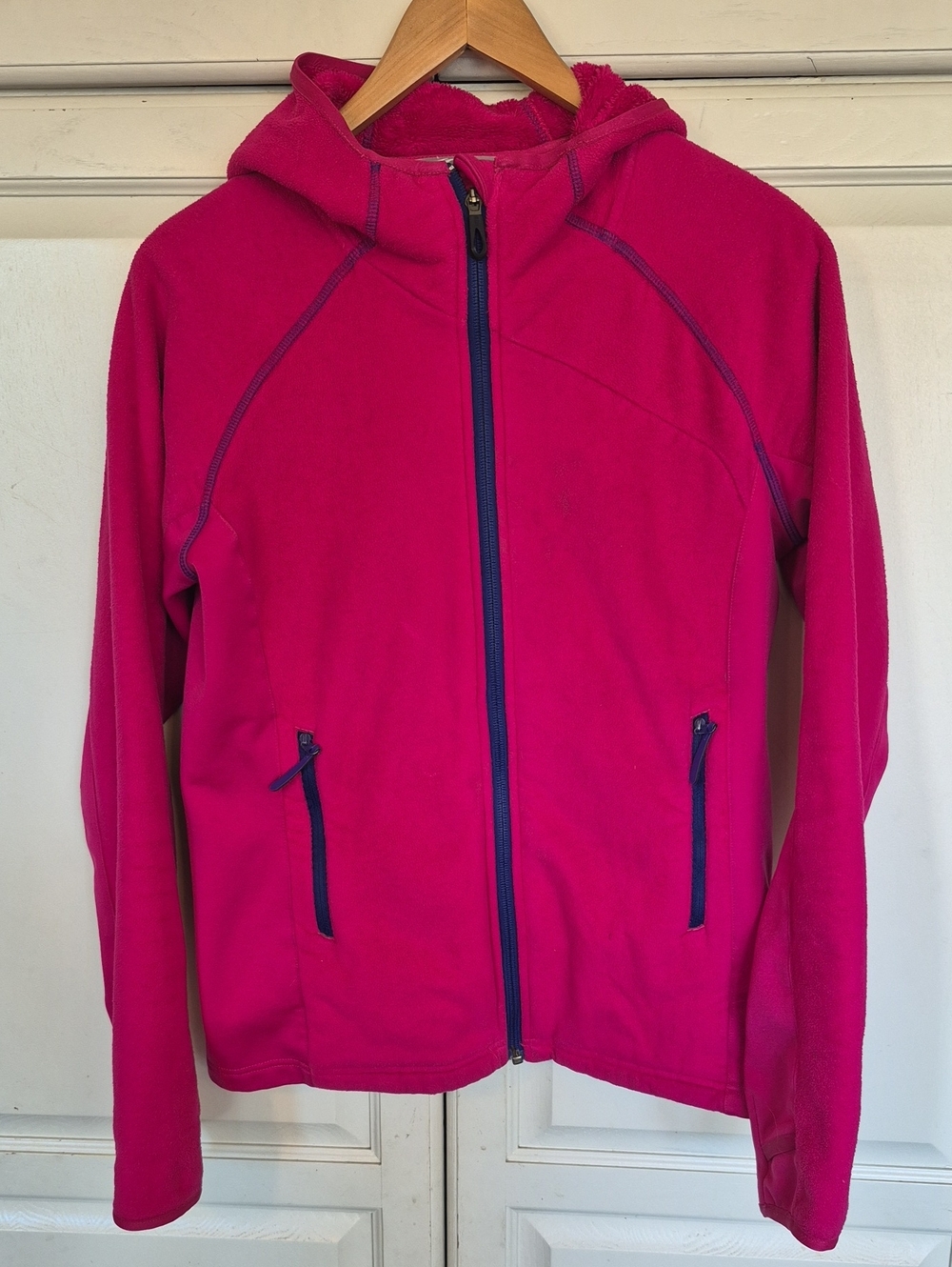 Salomon Magenta Fleece Jacket with Logo